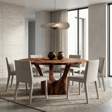 Modern Round Sculptural Dining Table For Kitchen Furniture