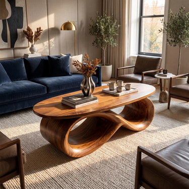 Organic Sculptural Coffee Table For Lounge Area