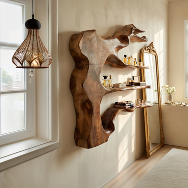Modern Floating Shelves For Bedroom Wall Storage Organizer