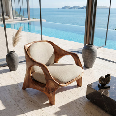 Modern Handcrafted Armchair For Living Room
