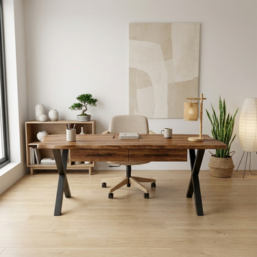Mid Century Study Table For Reading Room