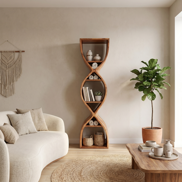 Contemporary Display Bookcase For Living Room