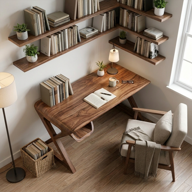 Organic Modern Computer Desk For Bedroom