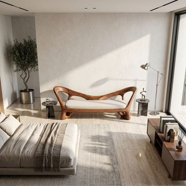 Modern Accent Bench Reading Nook