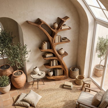 Modern Tree Bookshelf For Living Room