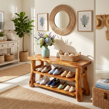 Modern Tall Shoe Rack For Apartment Hallway Storage Section