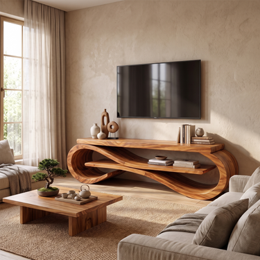 Scandinavian Designer TV Console For Living Room