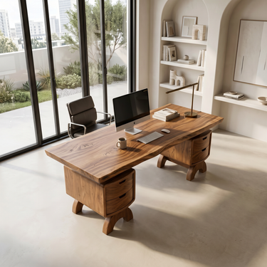 Contemporary Executive Desk Bedroom Office