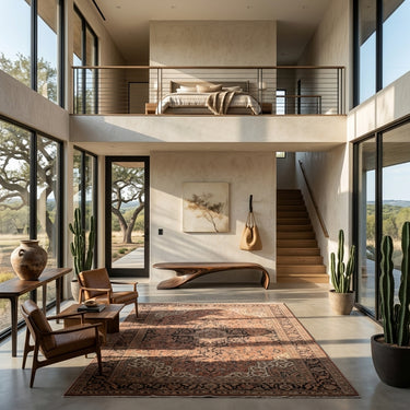 Modern Sculptural Bench With Flowing Curves For Living Room