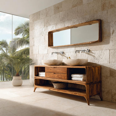 Luxury Bathroom Vanity Two-tier Design For Bathroom Furniture