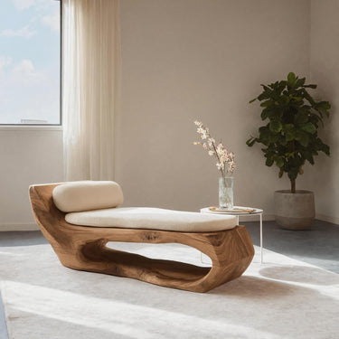Modern Sculptural Lounge Chair For Living Room