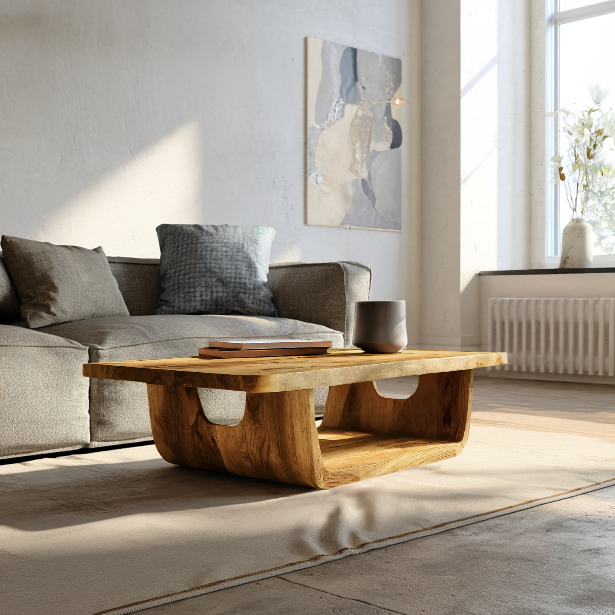 Smooth Table Elegant Coffee Table With Smooth Sculptural Lines For Living – Roy Timber