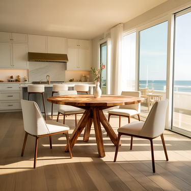 Modern Round Dining Table For Elegant Dining Room Design