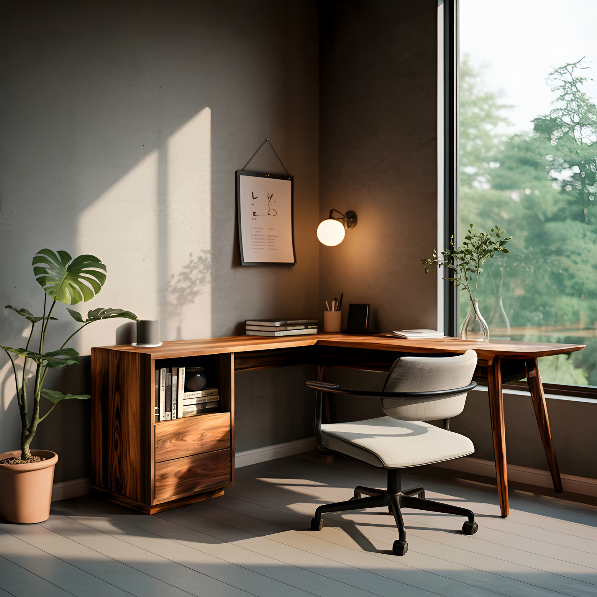 L Shape Study Room L Shaped Study Desk For Home Office – Roy Timber