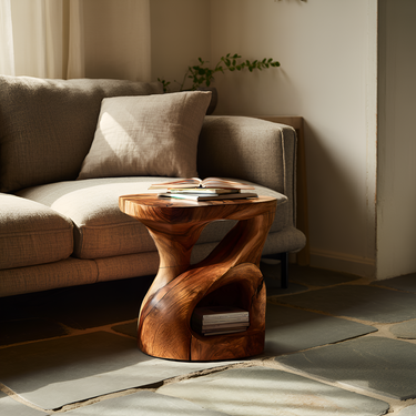 Versatile Side Table Practical Storage Design For Living Decor