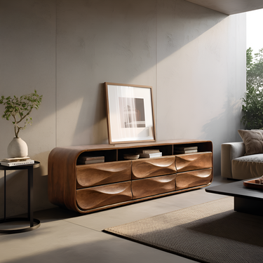 Minimalist Sideboard With Drawers And Storage For Living