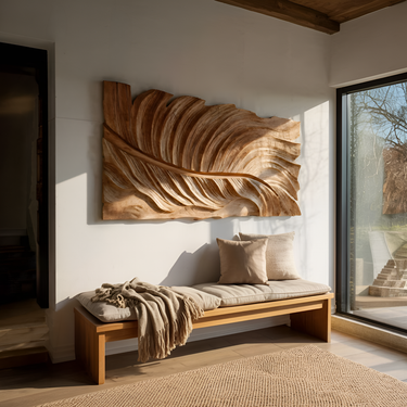 Large Feather Wall Art For Bedroom Decor