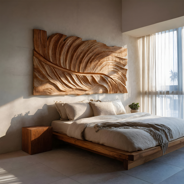 Large Feather Wall Art For Bedroom Decor