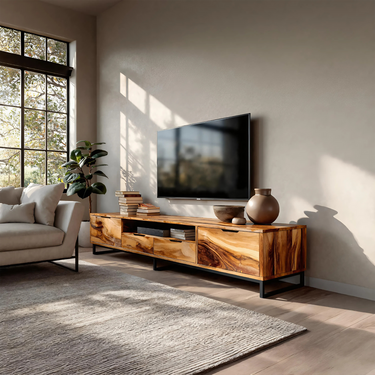 Modern TV Stand With Functional Storage For Living