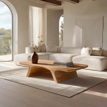 Organic Sculptural Coffee Table For Living Room