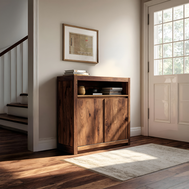 Handcrafted Storage Cabinet For Entryway