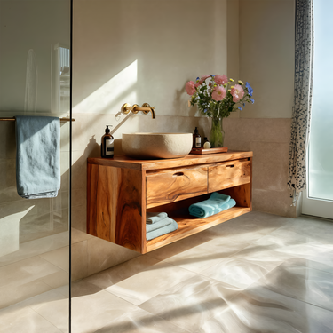Handcrafted Bathroom Vanity Cabinet For Bathroom Furniture