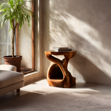 Functional Side Table For Reading Nook Or Hallway