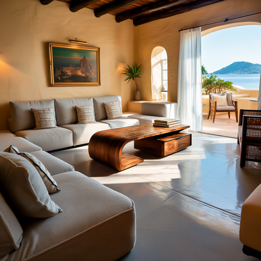 Modern Wooden Coffee Table With Storage Cabinet For Home Interior