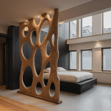 Contemporary Organic Room Divider Oval For Bedroom