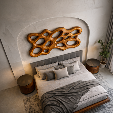 Handmade Wood Wall Art For Minimalist Interior