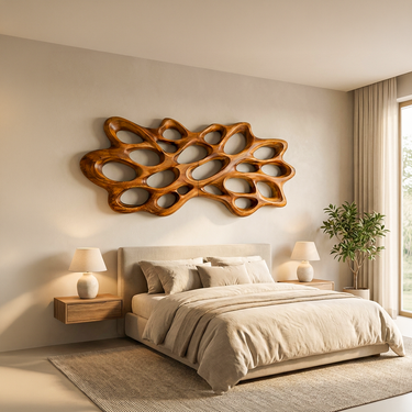 Contemporary Wood Wall Art For Bedroom Wall