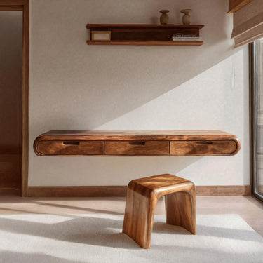 Organic Wall Mounted Desk For Workspace