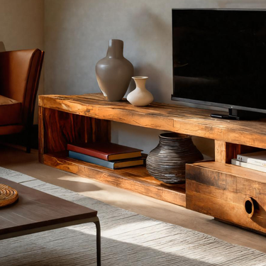 Modern TV Shelf For Living Room Or Media Unit