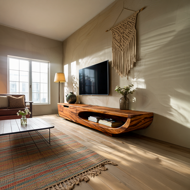 Modern TV Cabinet With Integrated Drawers For Living Room