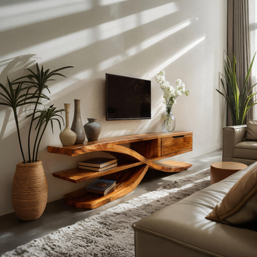 Elegant TV Console For Living Room