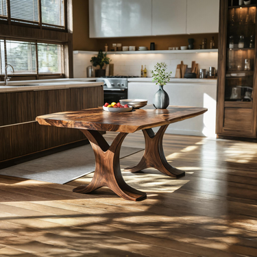 Live Edge Dining Table For Kitchen Or Dining Room