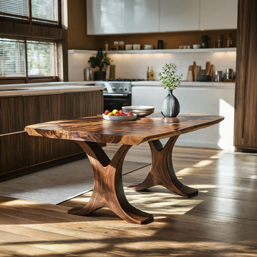 Live Edge Dining Table For Kitchen Or Dining Room