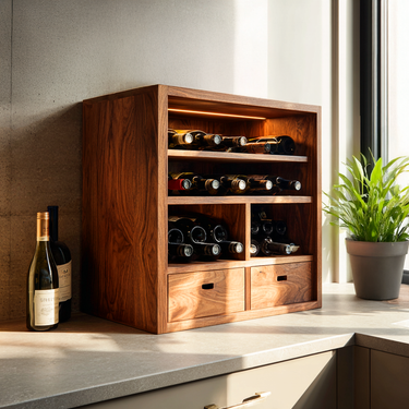 Modern Wine Cabinet For Contemporary Kitchen Decor