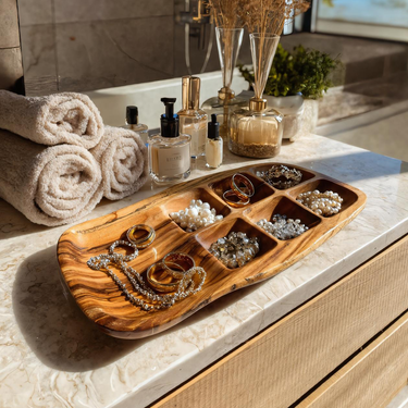 Luxury Jewelry Tray Carved For Bathroom Or Bedroom