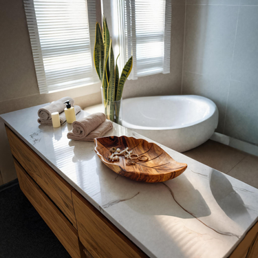 Luxury Leaf Jewelry Tray For Bathroom Or Bedroom