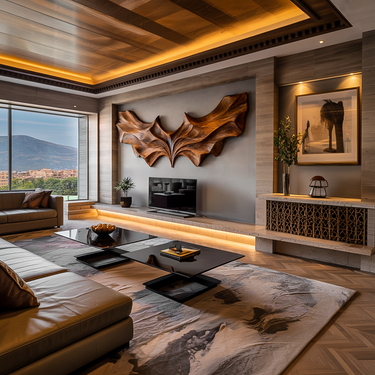 Modern Wood Wing Wall Art Hand Carved For Home