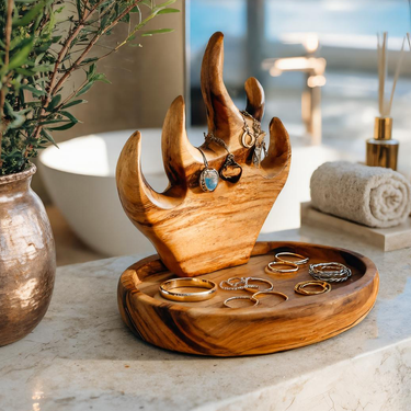 Modern Handcrafted Jewelry Holder For Bathroom