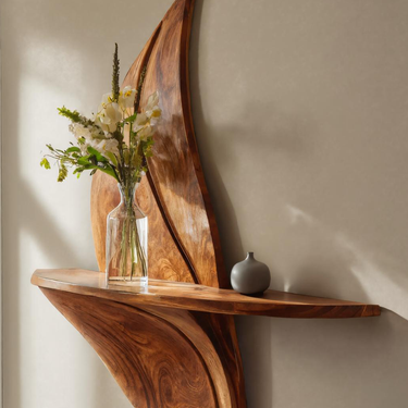 Modern Hallway Accent Shelf For Home Decor
