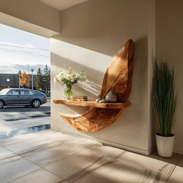 Artisan Display Shelf For Living Spaces