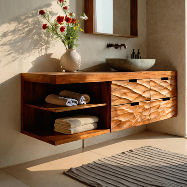 Luxury Bathroom Vanity For Modern Or Japandi Bathrooms