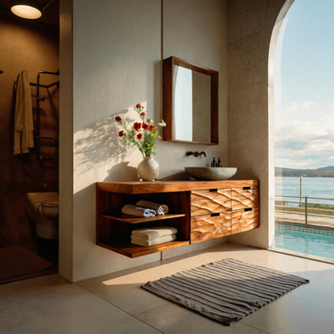 Luxury Bathroom Vanity For Modern Or Japandi Bathrooms