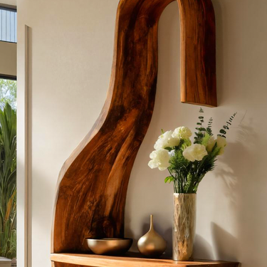Unique Decorative Wall Shelf For Foyer Or Hallway