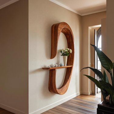 Modern Wall Shelf For Stylish Entryway
