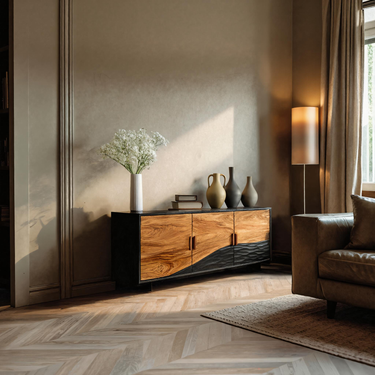 Sculptural Sideboard For Home Decor