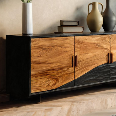Sculptural Sideboard For Home Decor